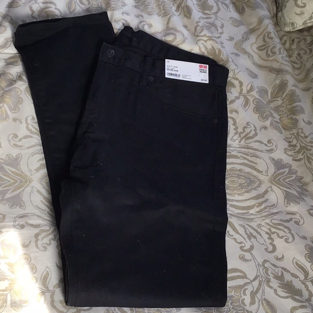 Uniqlo Black Jeans Pants